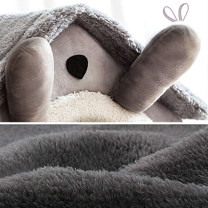 House Type Universal Removable and Washable Pet Dog Cat Bed Pet Supplies, Size:L(Coffee Hut + Bla...