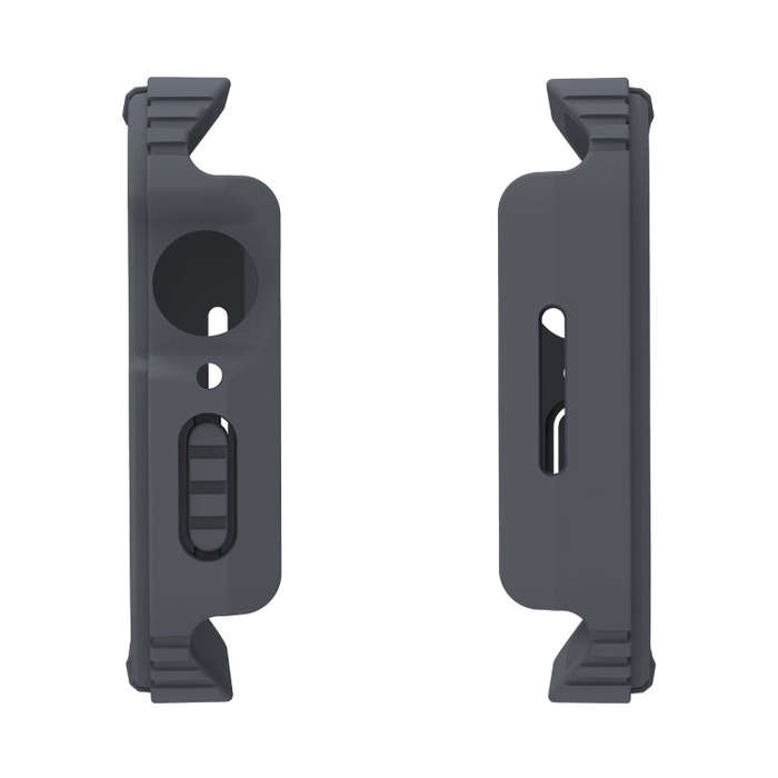 2 in 1 Screen Tempered Glass Film Protective Case For Apple Watch Series 3 & 2 & 1 38mm(Dark Grey)