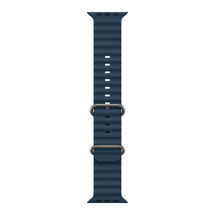 Ocean Silicone Watch Band for Apple Watch Series 9&8&7 41mm / SE 3& SE 2&6&SE&5&4 40mm / 3&2&1 38...