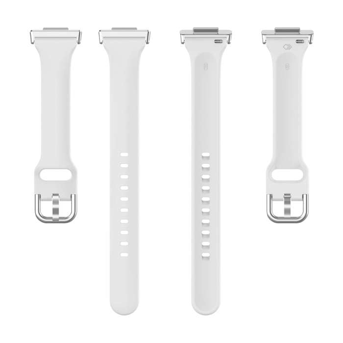 For Huawei Watch Fit 2 Small Waist Silicone Watch Band, Size:L(White)