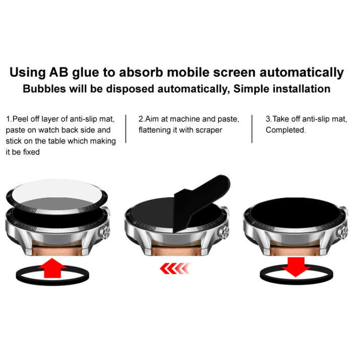 For Garmin Instinct 2X IMAK Plexiglass HD Watch Protective Film