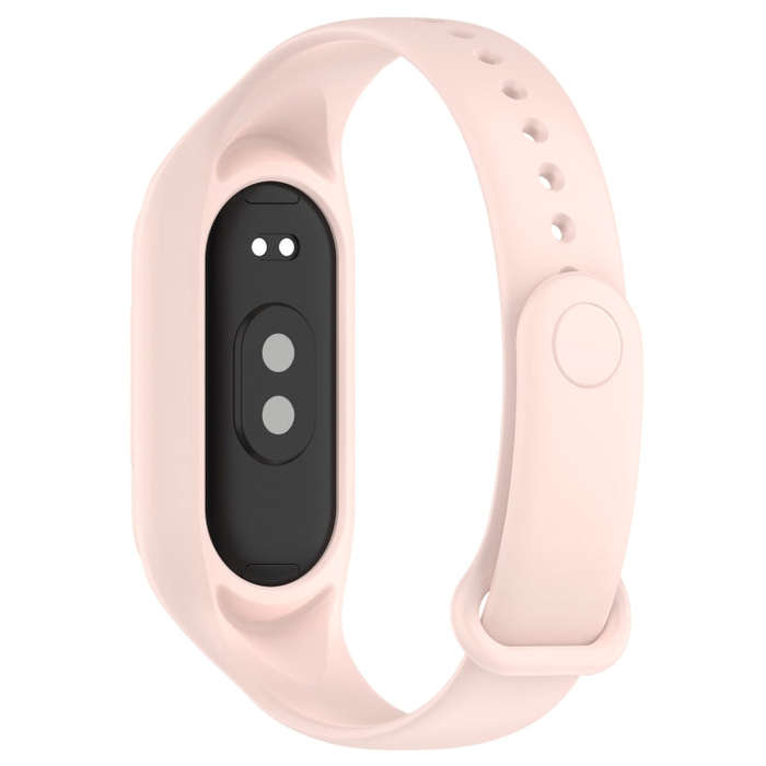 For Xiaomi Mi Band 8 Integrated Silicone Replacement Watch Band(Pink)