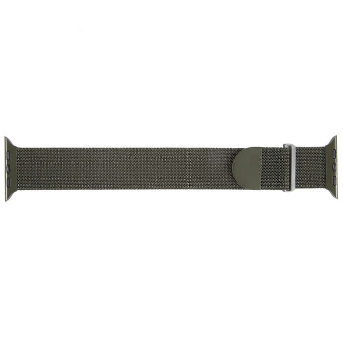 For Apple Watch SE 40mm Milanese Metal Magnetic Watch Band(Army Green)