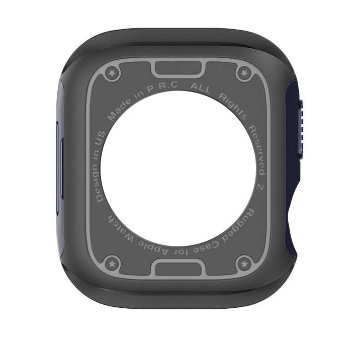 For Apple Watch Series 6 / 5 / 4 / SE 40mm 2-in-1 PC Hybrid TPU Armor Watch Case(Midnight Blue)