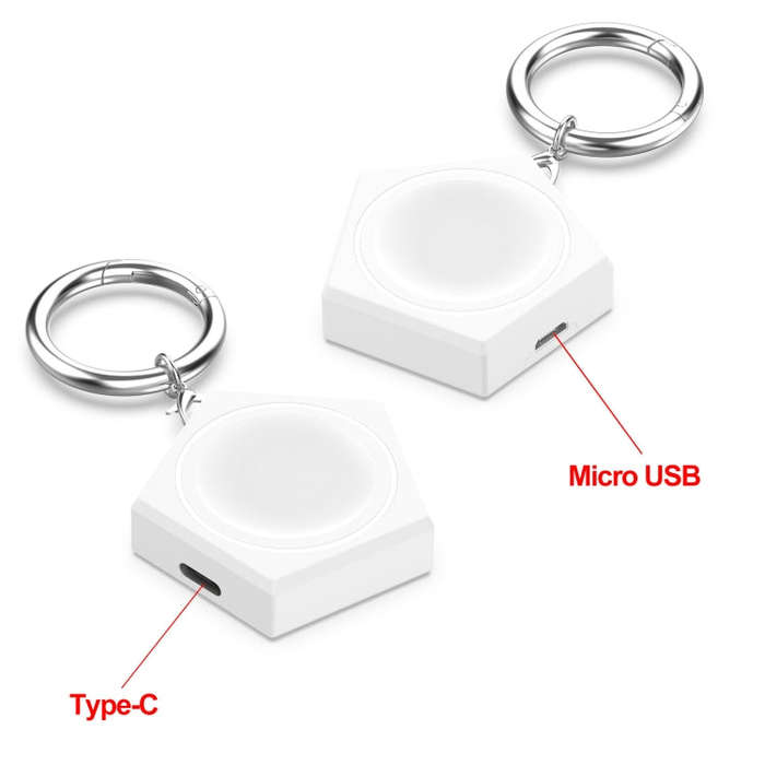 For Huawei Watch 4 / Watch 4 Pro Portable Universal Smart Watch Charger, Port:Type-C(White)