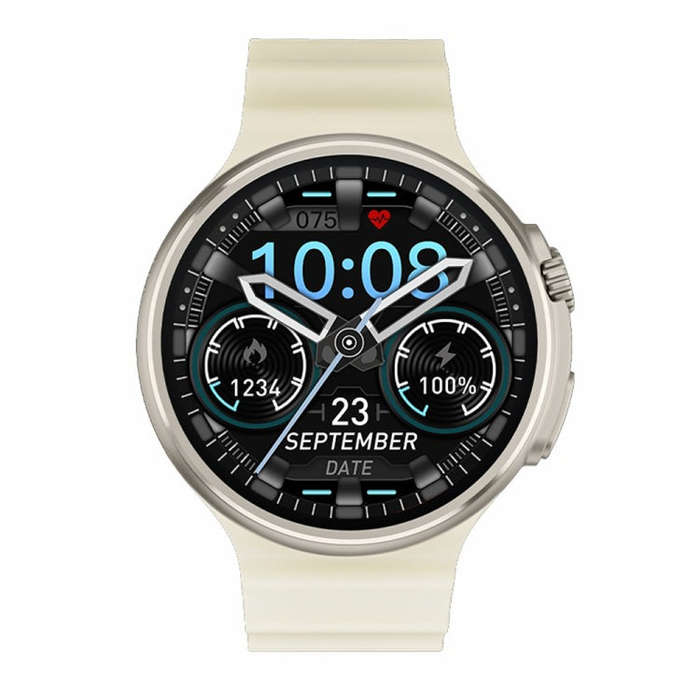 V3 Ultra Max 1.6 inch TFT Round Screen Smart Watch Supports Voice Calls/Blood Oxygen Monitoring(G...