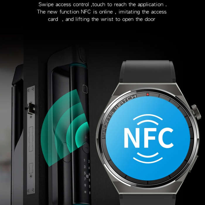 KT62 1.36 inch TFT Round Screen Smart Watch Supports Bluetooth Call/Blood Oxygen Monitoring, Stra...