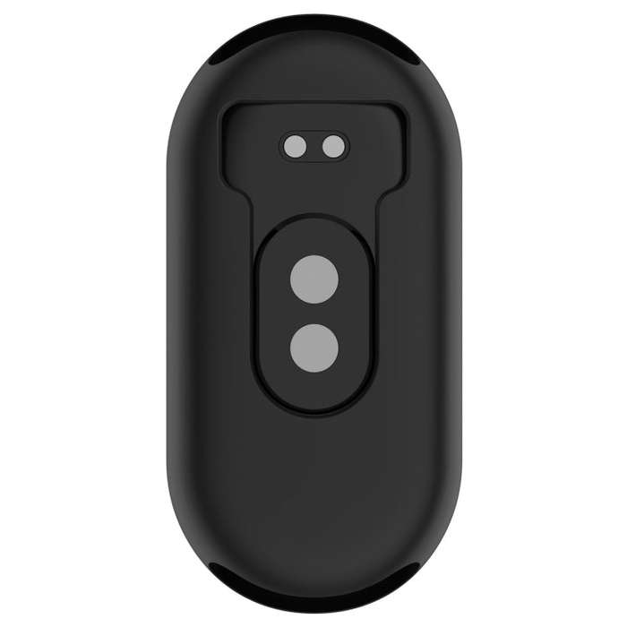 For Xiaomi Mi Band 8 Pure Color Silicone Watch Protective Case(Black)