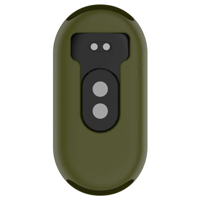 For Xiaomi Mi Band 8 Pure Color Silicone Watch Protective Case(Army Green)