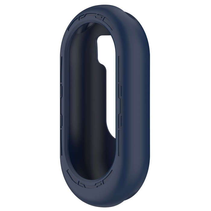 For Xiaomi Mi Band 8 Pure Color Silicone Watch Protective Case(Midnight Blue)