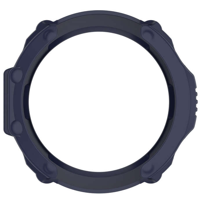 For Amazfit T-Rex Ultra Armor Hollow Watch Protective Case(Midnight Blue)