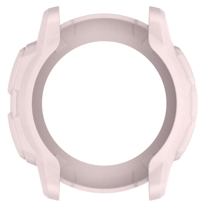 For Garmin Instinct 2X Armor Hollow Watch Protective Case(Light Pink)