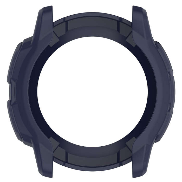 For Garmin Instinct 2X Armor Hollow Watch Protective Case(Midnight Blue)
