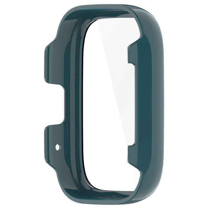 For Redmi Watch 3 Lite PC + Tempered Film Integrated Watch Protective Case(Pine Green)