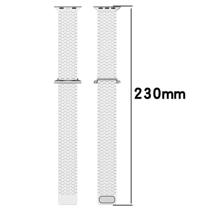 For Apple Watch SE 40mm Magnetic Buckle Stainless Steel Metal Watch Band(Black)