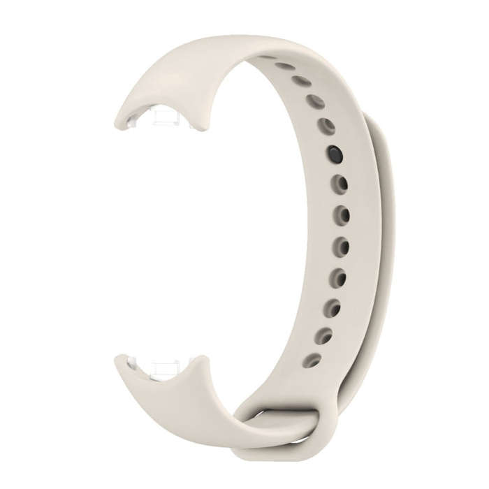 For Xiaomi Smart Band 10 / 9 / 8 Mijobs Solid Color Silicone Watch Band(Grey)