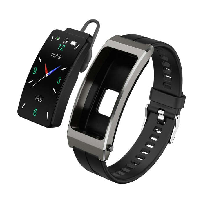 K13S 1.14 inch TFT Screen Silicone Strap Smart Calling Bracelet Supports Sleep Management/Blood O...