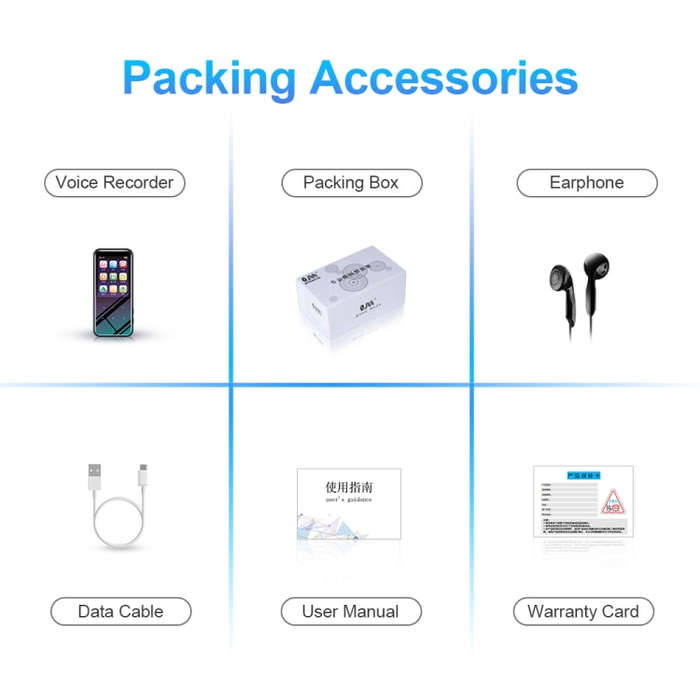 32GB M15 Multi-function Smart Voice Recorder MP3 Hifi Sound Music Player Walkman, Bluetooth Version