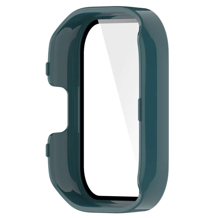 For Xiaomi Mi Watch Lite 3 PC + Tempered Film Integrated Watch Protective Case(Pine Green)