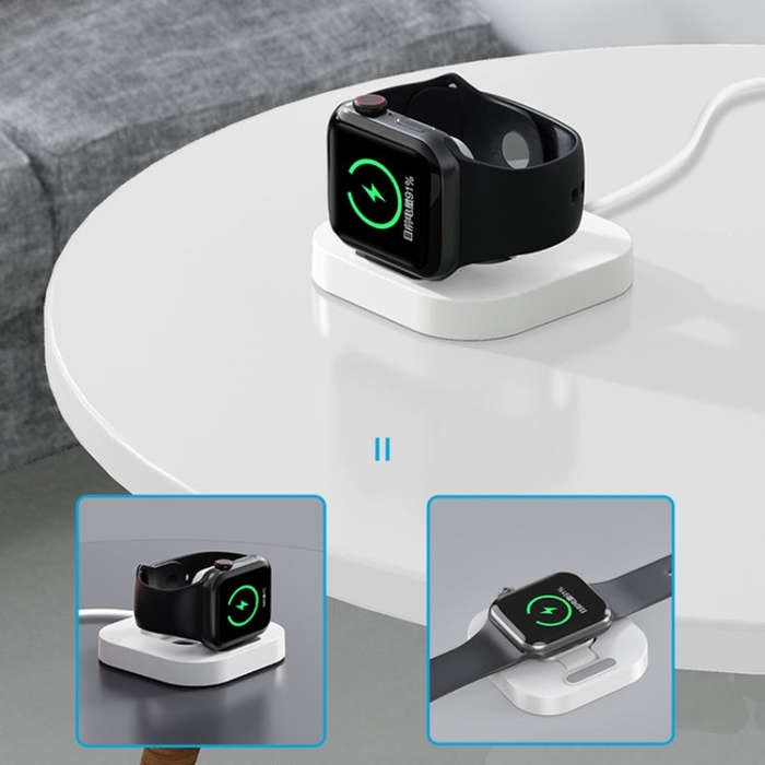 For Apple Watch JJT-A56 Portable Foldable Wireless Charger(Black)