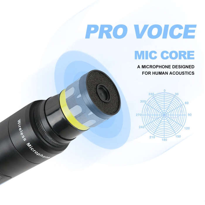 XTUGA A140-B Wireless Microphone System 4 BodyPack Headset Lavalier Microphone(AU Plug)