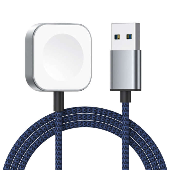 For Apple Watch USB Interface Magnetic Charger(Blue)