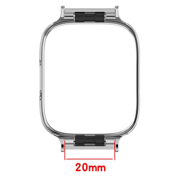 For Redmi Watch 3 Lite / Watch 3 Active Metal Watch Protective Frame(Rose Gold)