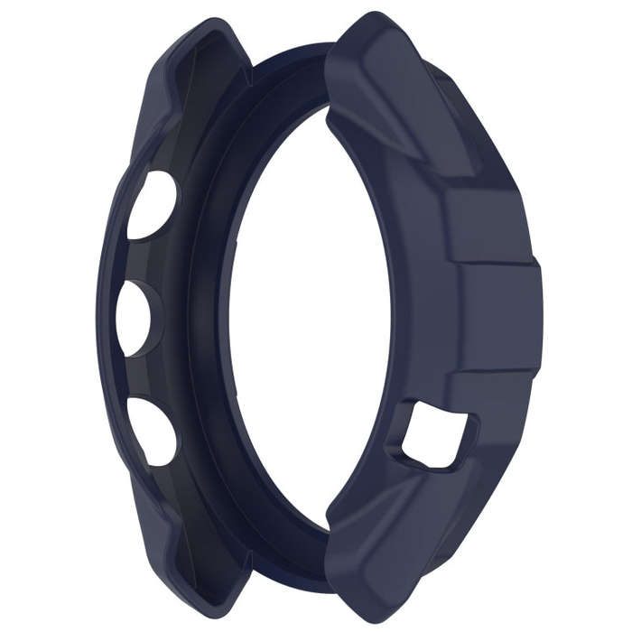 For Garmin Approach S70 42mm Armor Hollow Watch Protective Case(Midnight Blue)