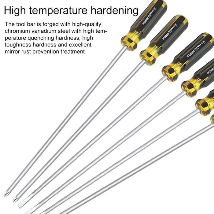 Extended Screwdriver 12 inch Cross-shaped Screwdriver Special Long Magnetic Sewing Machine Machin...