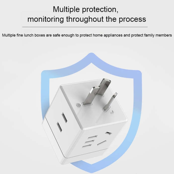 KYFEN USB Smart Mini Multi-function Fast Charging Socket(White)