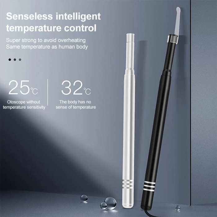 AN108 3 in 1 Smart HD 5.5mm Lens Visual Earpick Not Compatible With Some Phones (Random Color)