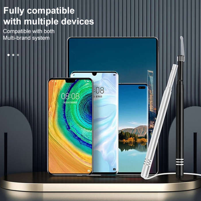 AN108 3 in 1 Smart HD 5.5mm Lens Visual Earpick Not Compatible With Some Phones (Random Color)