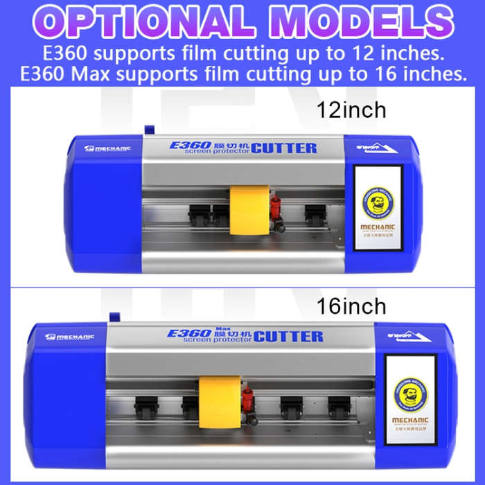 Mechanic Universal Cloud Intelligent Flexible Hydrogel Film Cutting Machine, Model:E360 Max(EU Plug)