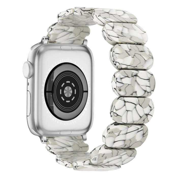 For Apple Watch SE 2023 40mm Stretch Rope Resin Watch Band(Earth Cracks)