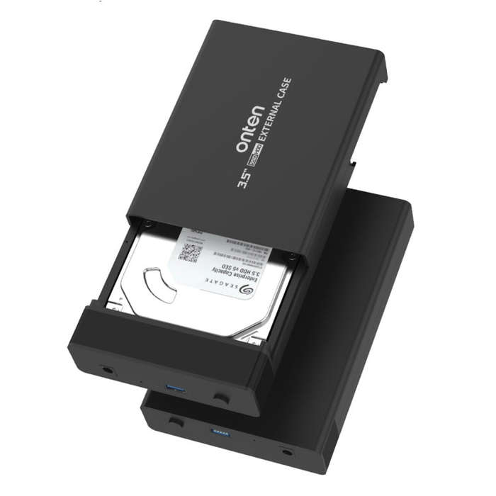 Onten UHD3 3.5 inch USB3.0 HDD External Hard Drive Enclosure(EU Plug)