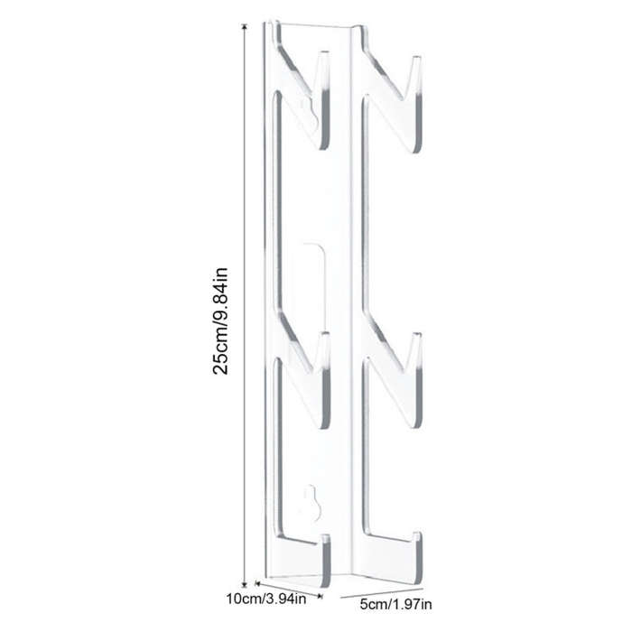 2pcs YX072 Acrylic Game Controller and Headphone Wall Mount