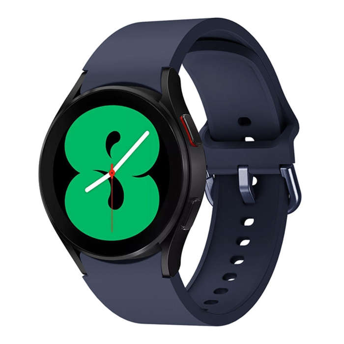 For Samsung Galaxy Watch 6 / 6 Classic Colorful Buckle Silicone Sport Watch Band(Midnight Blue)