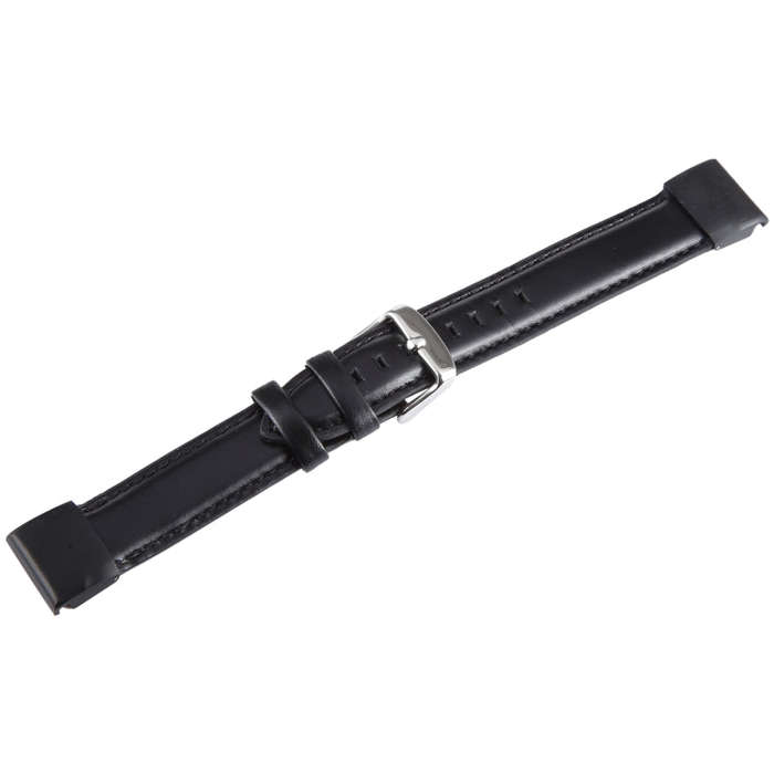 For Garmin Fenix 7X 26mm Bamboo Joint Texture Genuine Leather Watch Band(Black)