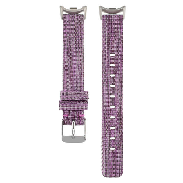 For Xiaomi Mi Band 8 Nylon Canvas Watch Band(Purple)