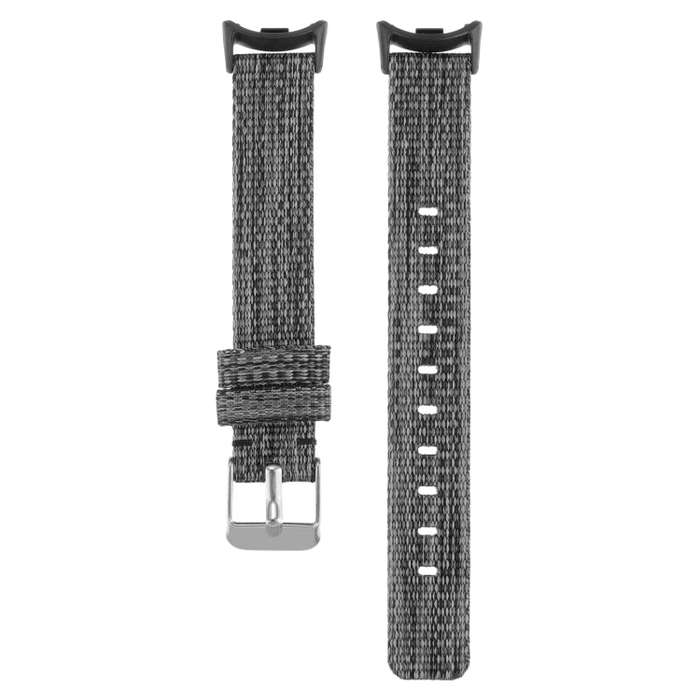 For Xiaomi Mi Band 8 Nylon Canvas Watch Band(Grey)