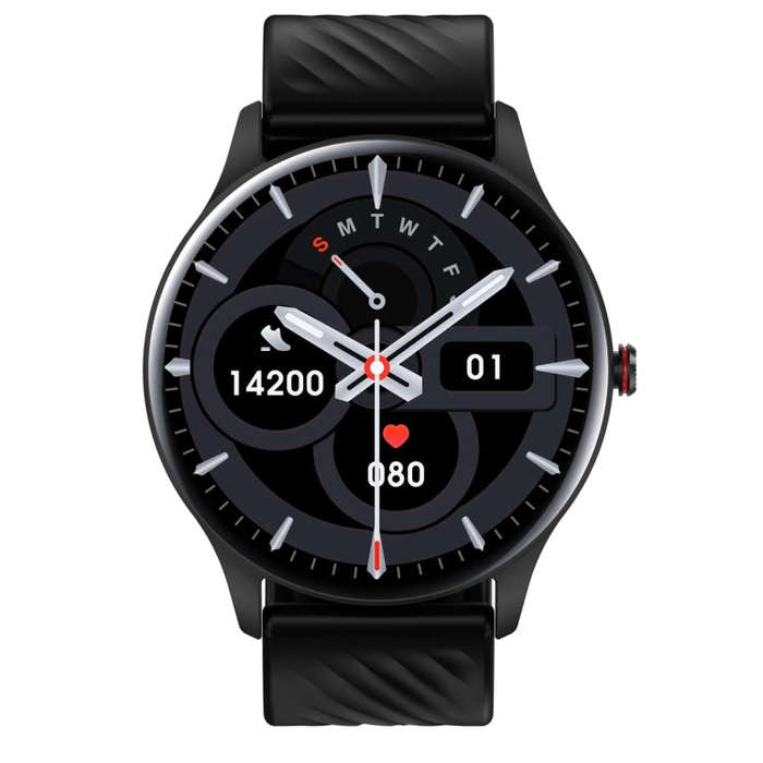 YK02 1.43 inch AMOLED Screen Smart Watch, BT Call / Heart Rate / Blood Pressure / Blood Oxygen(Bl...