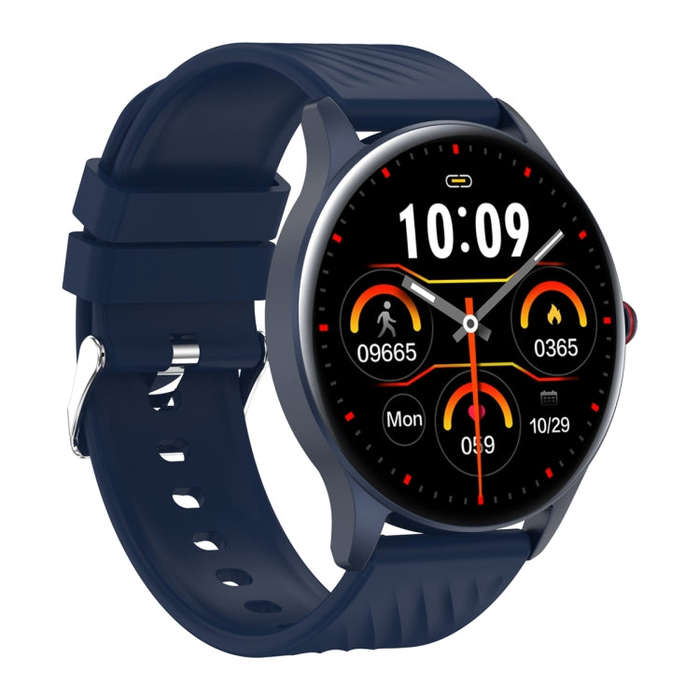 YK02 1.43 inch AMOLED Screen Smart Watch, BT Call / Heart Rate / Blood Pressure / Blood Oxygen(Blue)