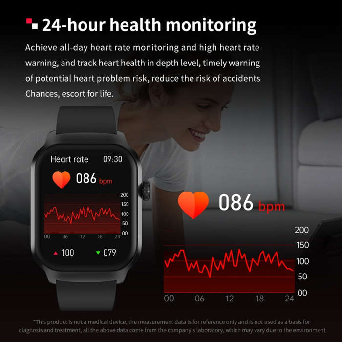 2.01 inch Leather Strap Bluetooth Call Smart Watch Support Heart Rate Monitoring / Non-invasive B...