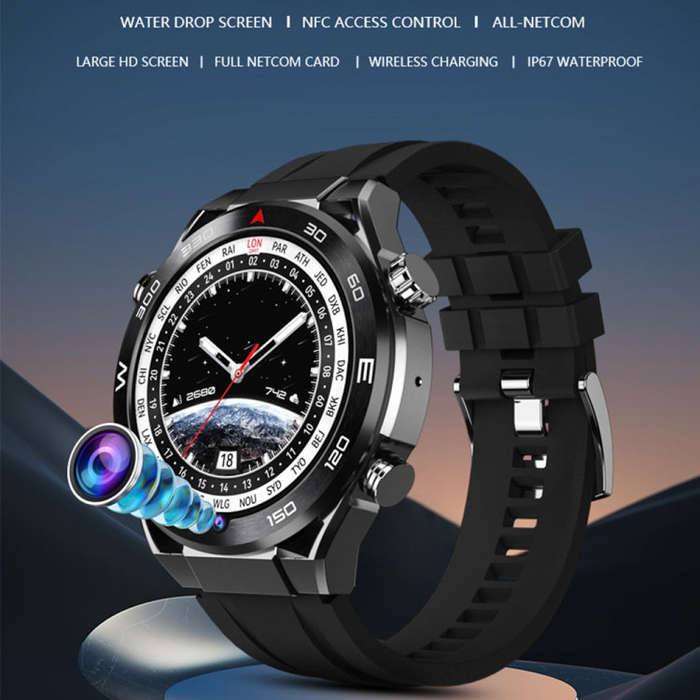 1.53 inch Front Camera Smart Watch Support AI Voice / SIM Card, Specification:2GB+32GB(Silver)