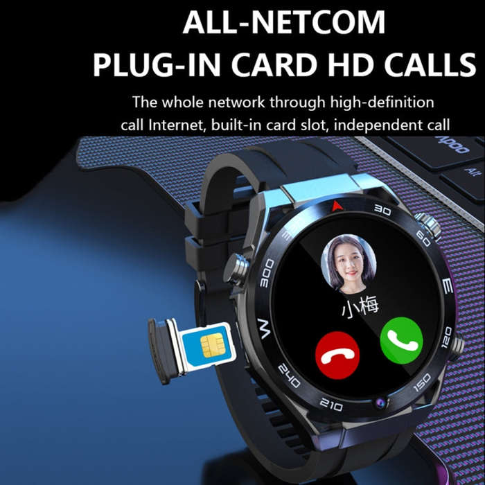 1.53 inch Front Camera Smart Watch Support AI Voice / SIM Card, Specification:2GB+32GB(Tarnish)