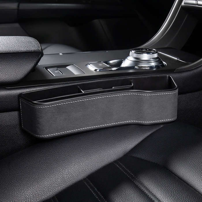 Car Multi-functional Console Box Cup Holder Seat Gap Side Storage Box, Frizzled Feather Style, Co...