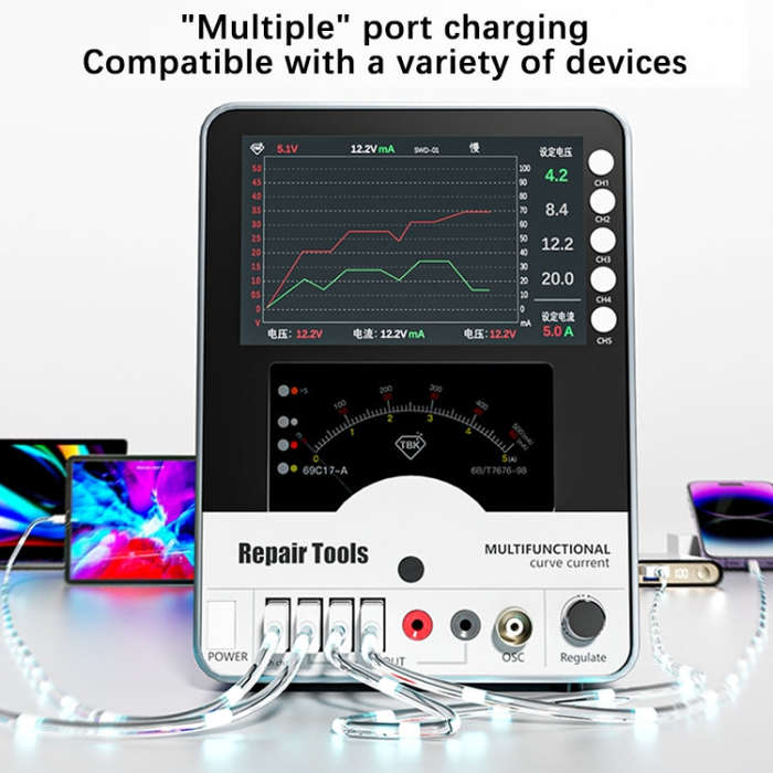 TBK 217 150W 30V 5A Curved DC Regulated Power Supply, US Plug