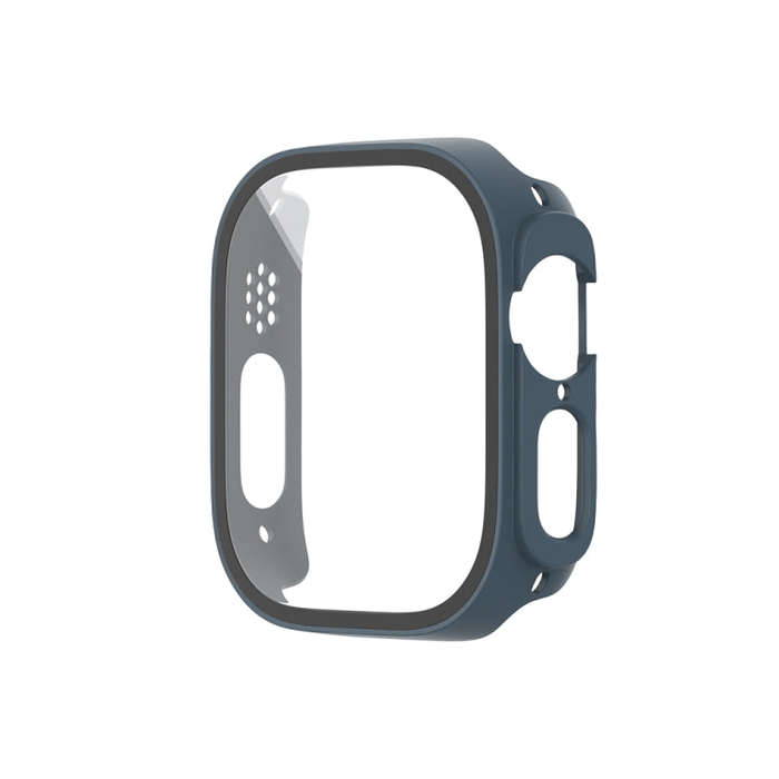 For Apple Watch Ultra 2 / Ultra 49mm Painting PC Hybrid Tempered Film Integrated Watch Case(Midni...