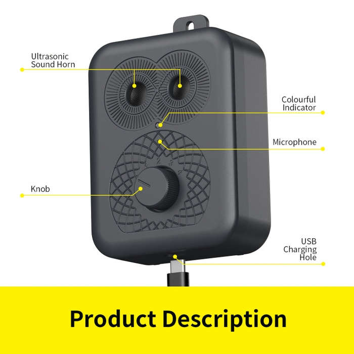 N20 Portable Fully Automatic Ultrasonic Training Device(Black)