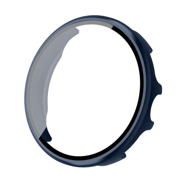 For Aigo GTV2 PC + Tempered Film Integrated Watch Protective Case(Midnight Blue)